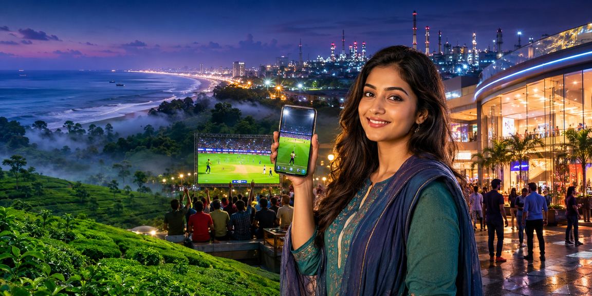 গাজীপুর চা বাগানে মোবাইলে 3399bet প্রোমো দেখছেন